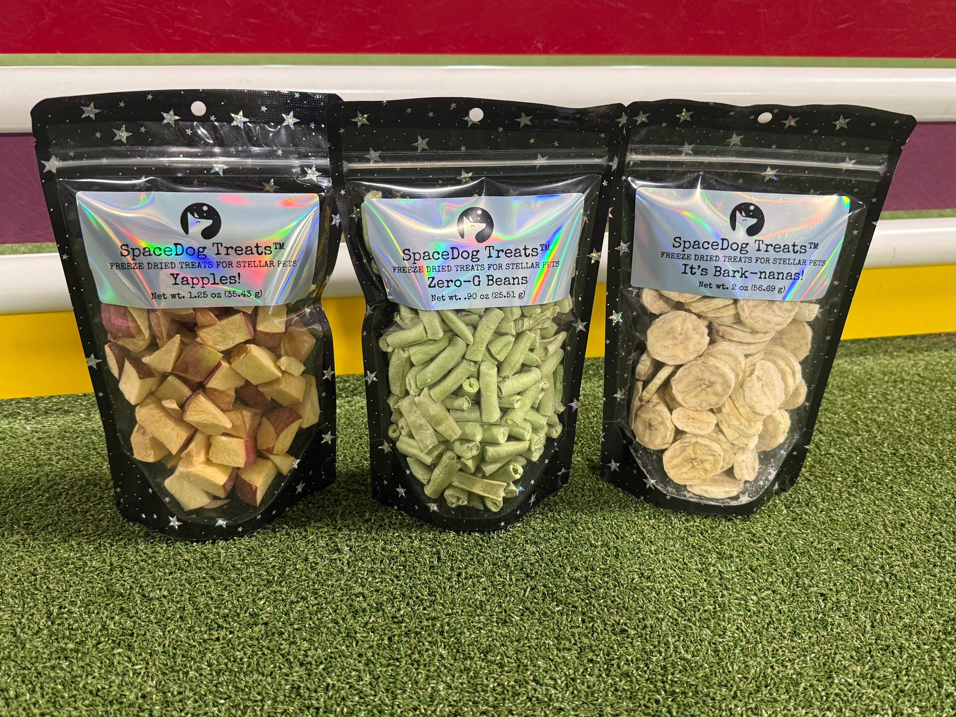Freeze-dried fruits and veggies